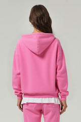 Unisex Wax-Dye Washed Fleece Hoodie
