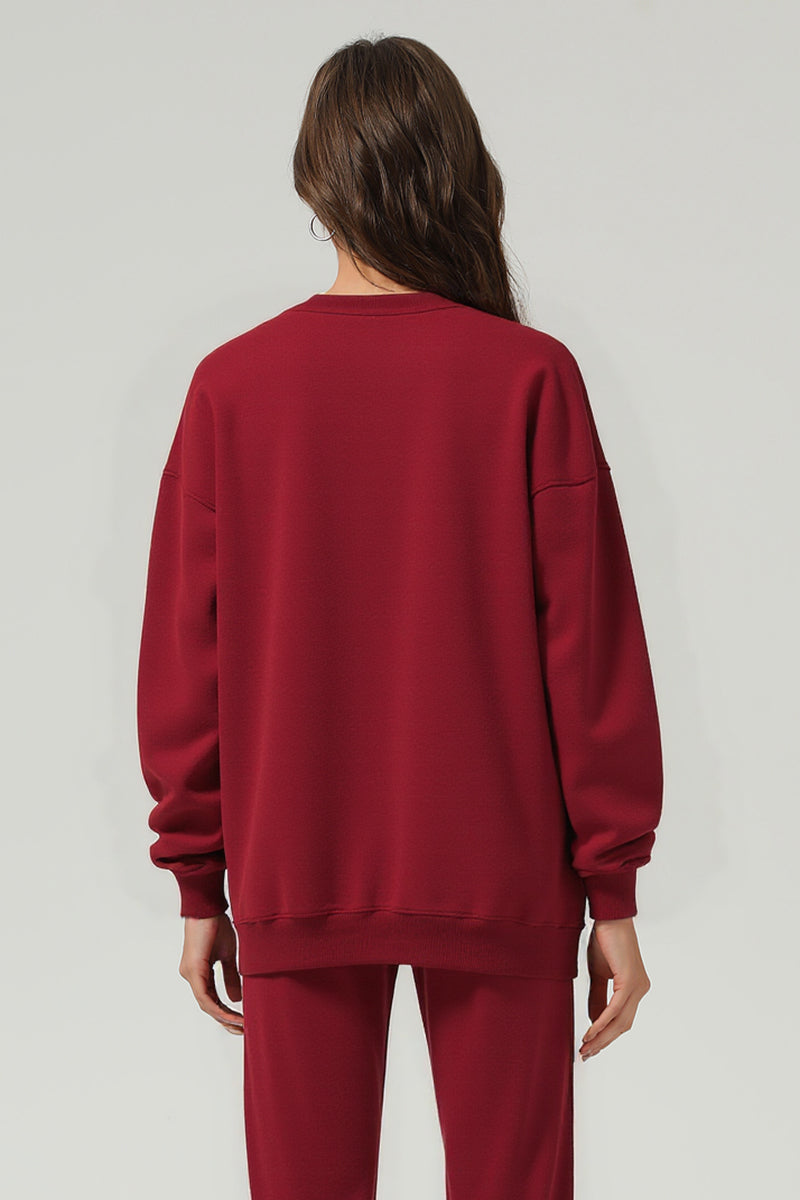 Men/Women Unisex Dopamine Fleece Crewneck Sweatshirt