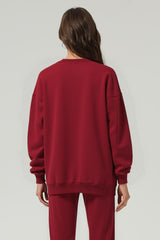 Men/Women Unisex Dopamine Fleece Crewneck Sweatshirt