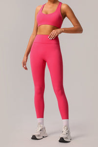U-shaped sports bra + high stretch sports leggings 2-piece set
