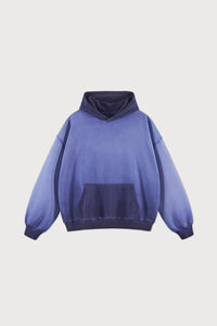 Unisex Grunge Wash Loose Fit Hoodie