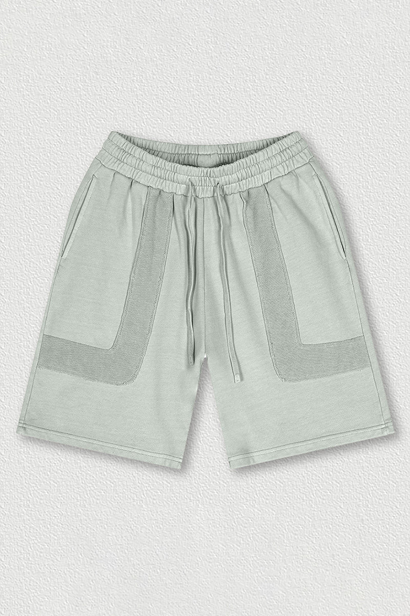 Vintage Washed Athletic Shorts - Unisex Heavyweight Distressed 5-Inch Shorts