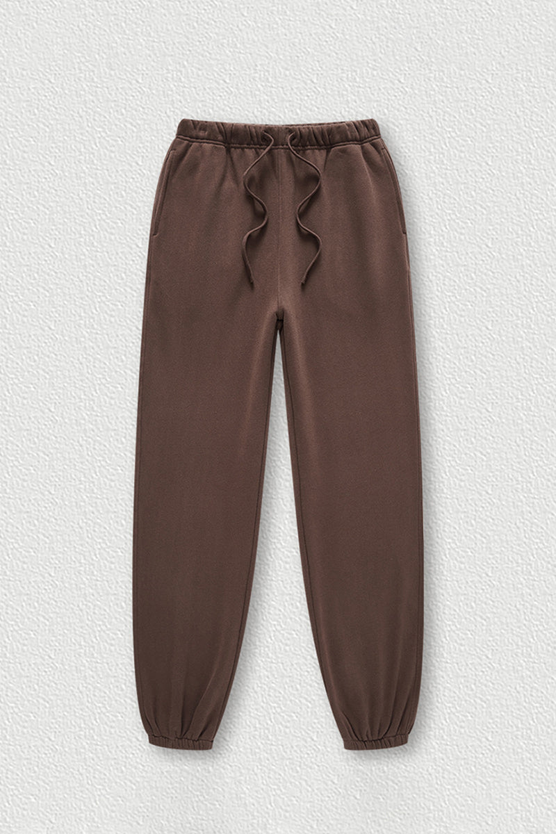 Men's teen loose casual fleece sports trousers