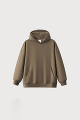 Unisex Heavyweight Solid Color Fleece Hoodie