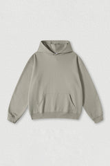 Solid color hoodie terry sweatshirt