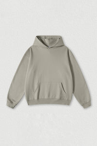 Solid color hoodie terry sweatshirt