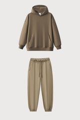 Unisex Casual Heavyweight Hoodie - Loose Fit And Pants