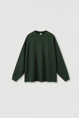 Men's Streetwear Cotton Loose Fitting Solid Pullover