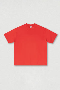 Solid color short sleeves