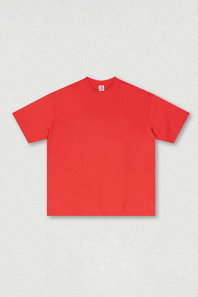 Solid color short sleeves