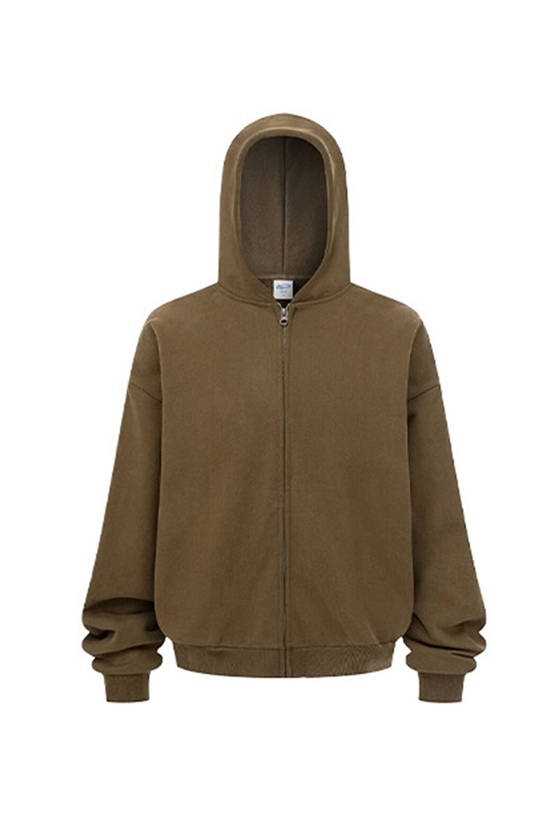 Unisex Heavyweight Fleece Zip-Up Hoodie