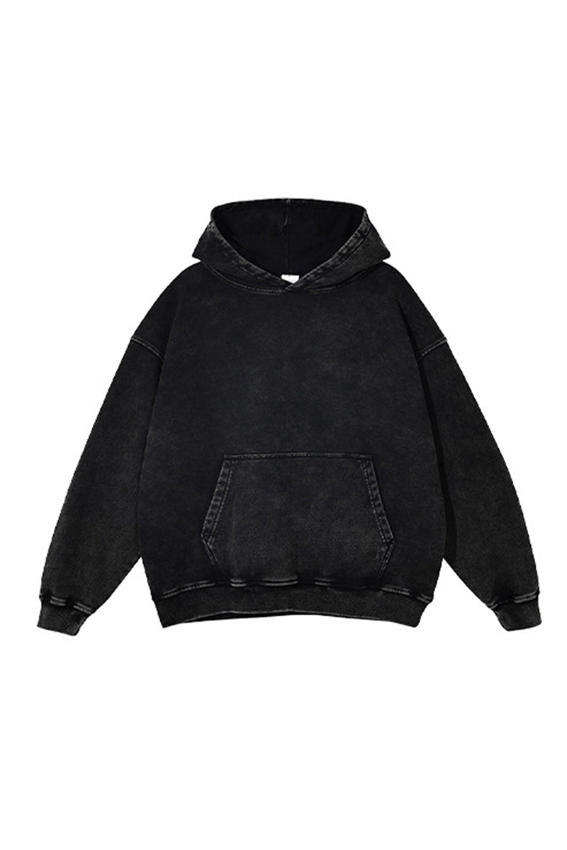 Men/Women Unisex Heavyweight 420G Wax-Dye Hoodie