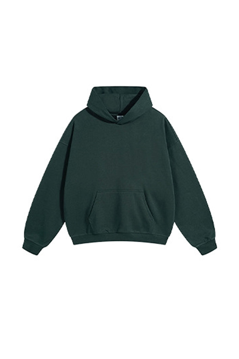 Unisex Heavyweight Terry Hoodie: Retro Modern Blend Design