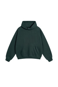 Unisex Heavyweight Terry Hoodie: Retro Modern Blend Design