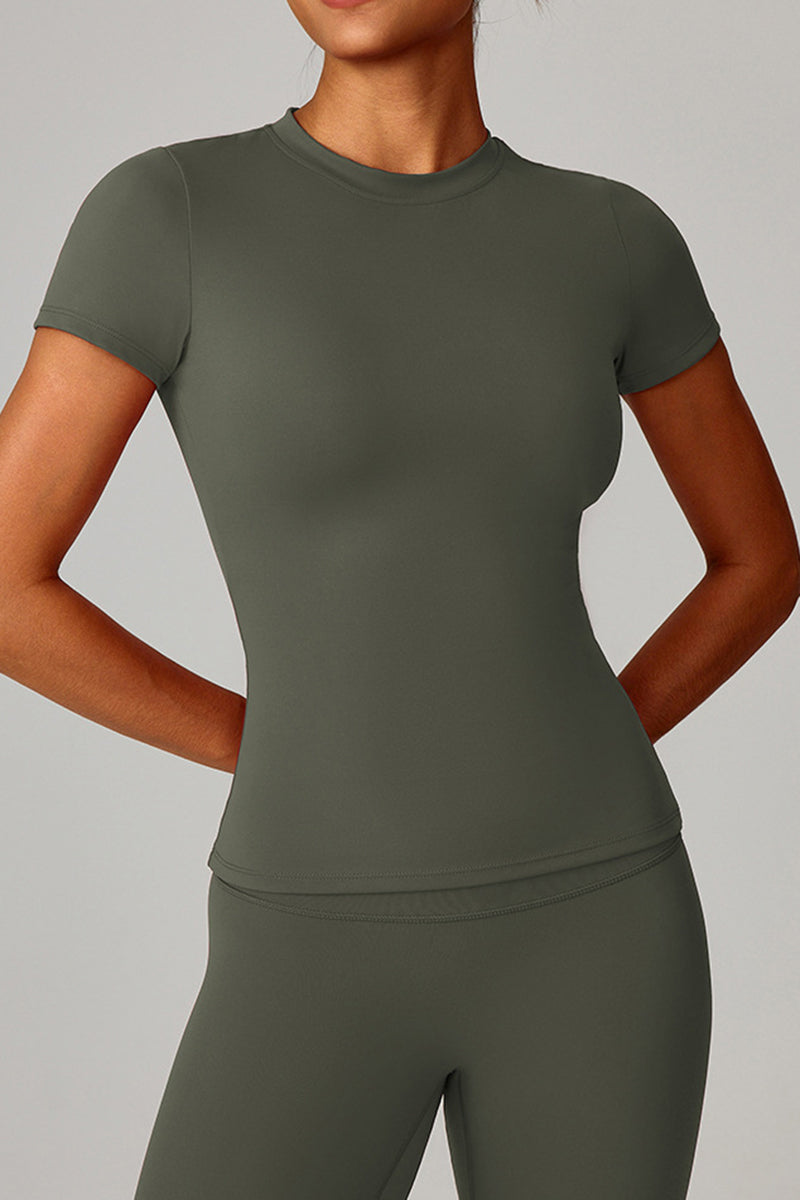 Women Spring Quick-Dry Yoga T-Shirt