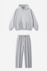 Unisex Fleece-Lined Oversized Hoodie and Pants