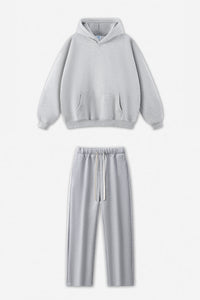 Unisex Fleece-Lined Oversized Hoodie and Pants