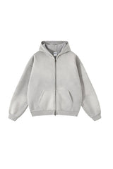 Unisex Wax-Dye Washed Fleece Hoodie