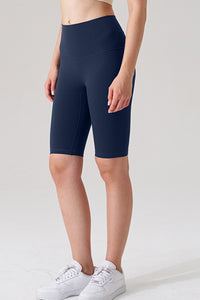 Women Naked-Feel High-Waist Sculpting Yoga Shorts