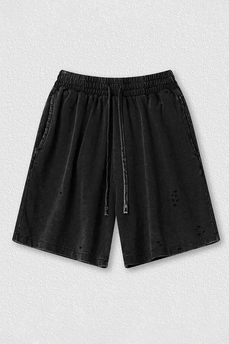 Loose Washed Athletic Shorts - Unisex Casual Sports Shorts