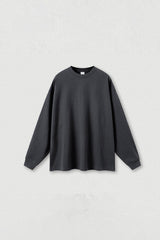 Men's Streetwear Cotton Loose Fitting Solid Pullover