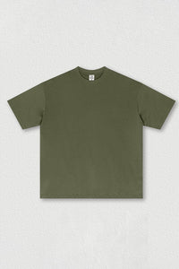 Solid color short sleeves
