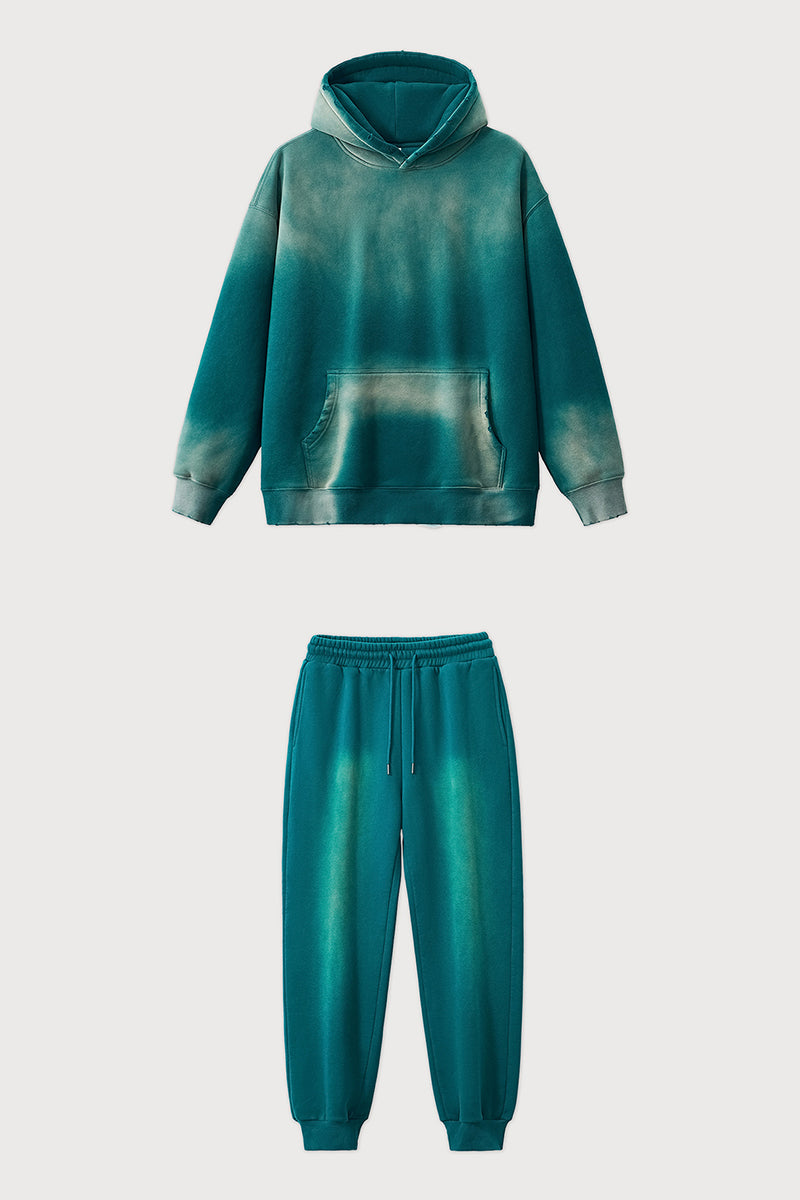 Unisex Heavyweight Washed Hoodie + Jogger Set