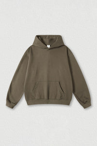 Solid color hoodie terry sweatshirt