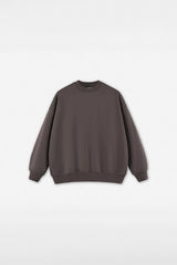 Unisex Heavyweight Brushed Crew Neck Casual Hoodie