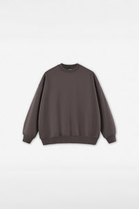 Unisex Heavyweight Brushed Crew Neck Casual Hoodie