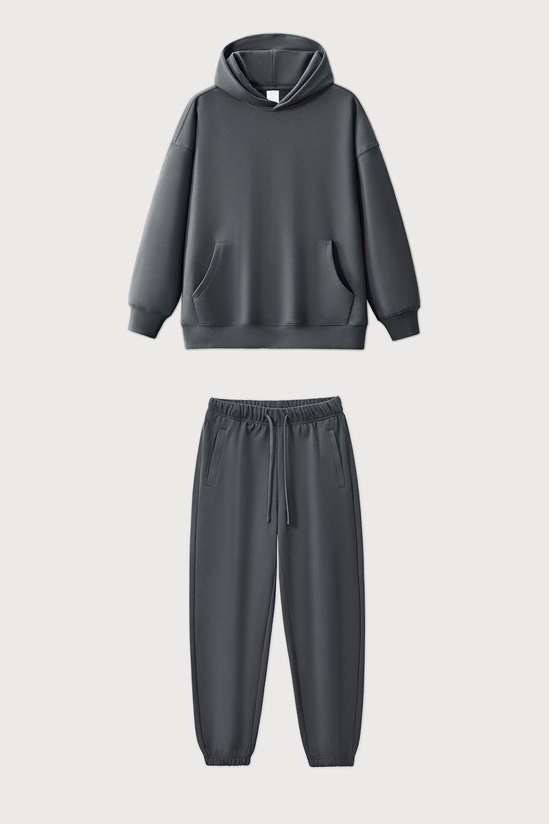 Unisex Casual Heavyweight Hoodie - Loose Fit And Pants