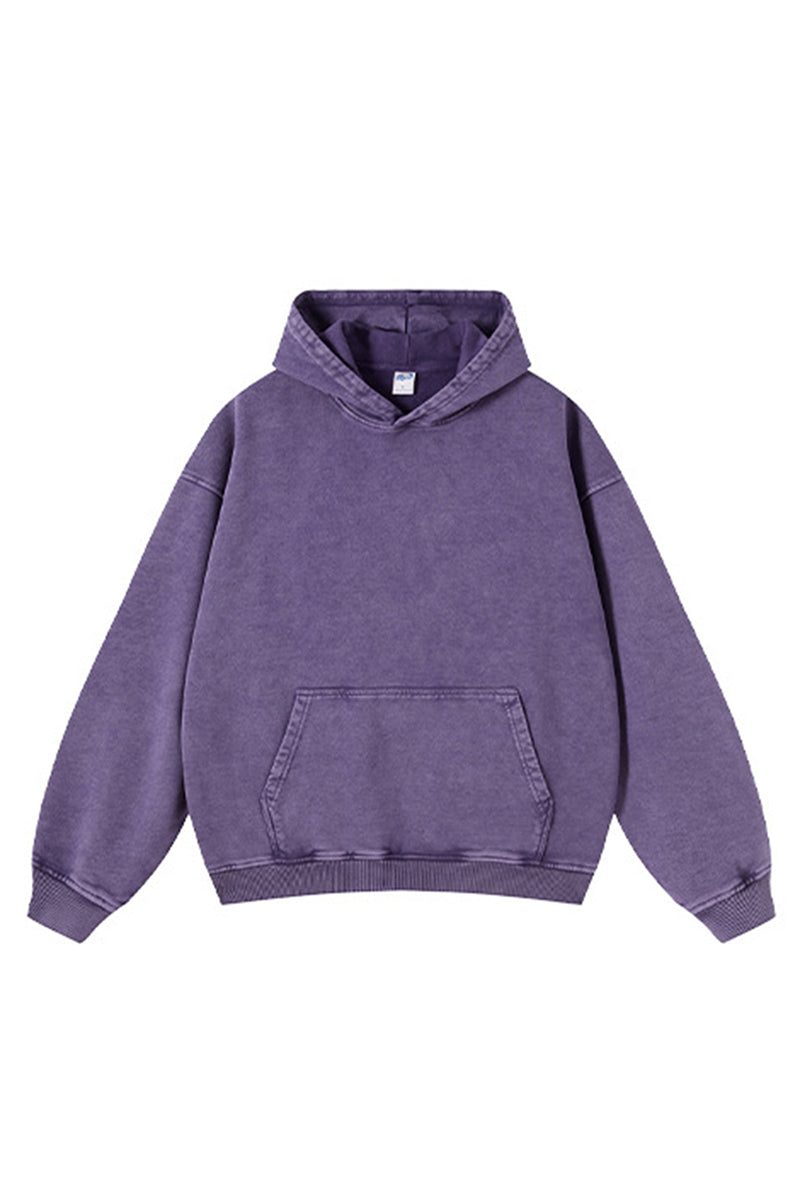 Men/Women Unisex Heavyweight 420G Wax-Dye Hoodie