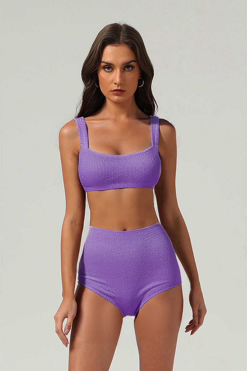 Women's Mint Textured Triangle Cup Bikini Set