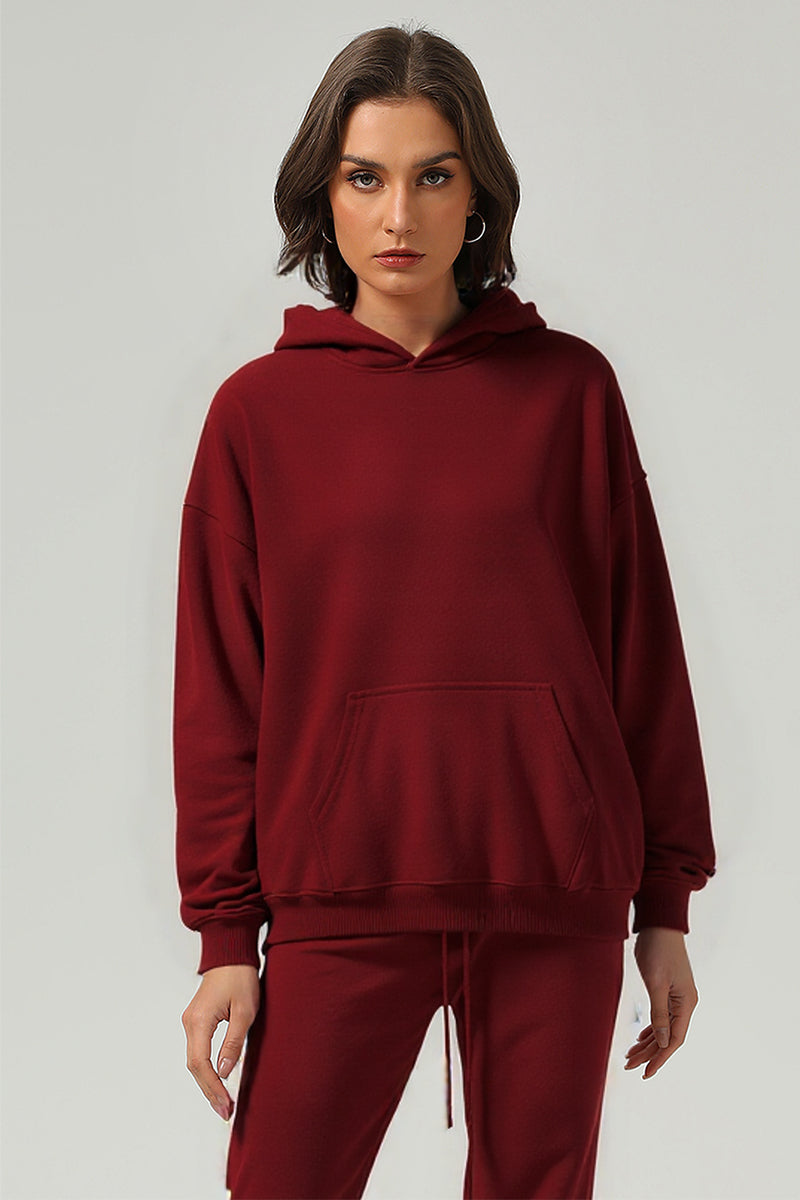 Unisex Heavyweight Terry Hoodie: Retro Modern Blend Design