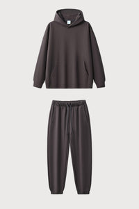 Unisex Casual Heavyweight Hoodie - Loose Fit And Pants