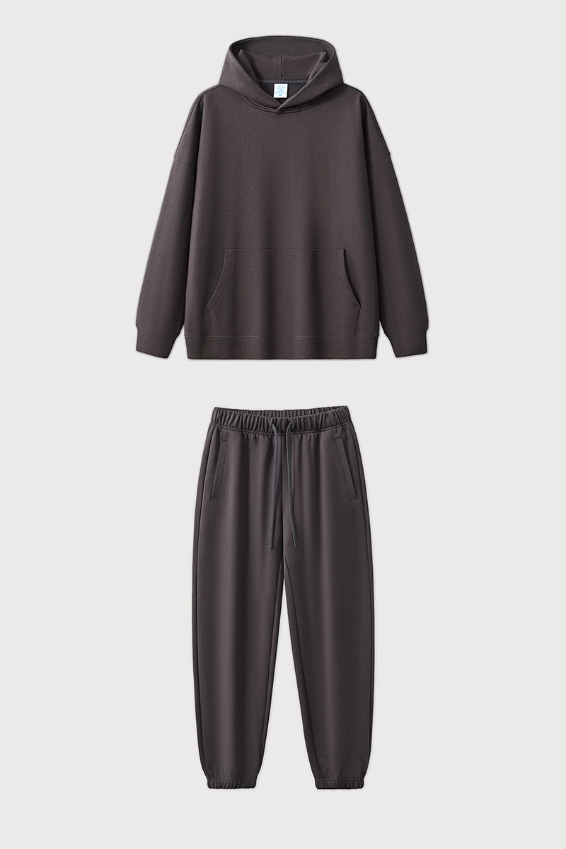 Unisex Casual Heavyweight Hoodie - Loose Fit And Pants