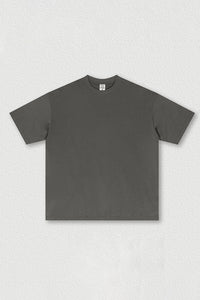 Solid color short sleeves