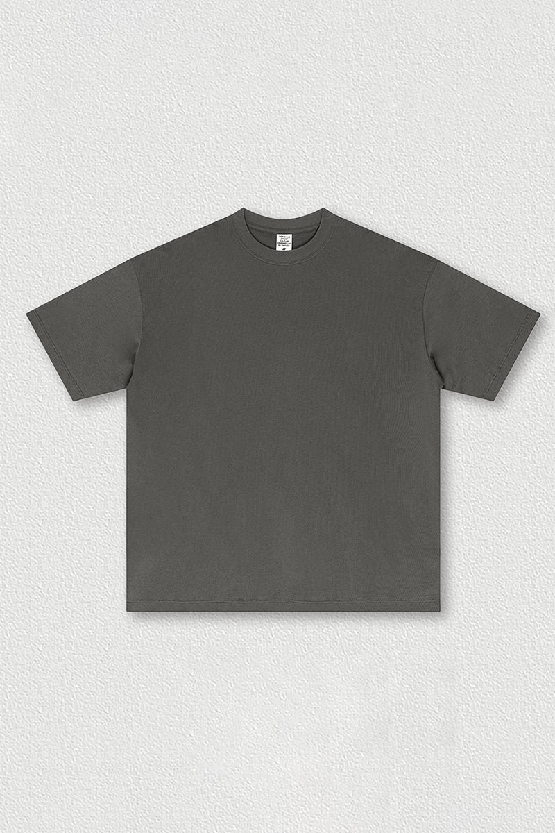 Solid color short sleeves