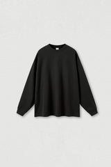 Men's Streetwear Cotton Loose Fitting Solid Pullover