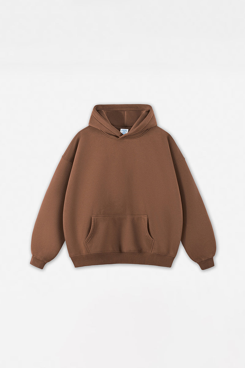 Unisex Solid Color Loose Hoodie