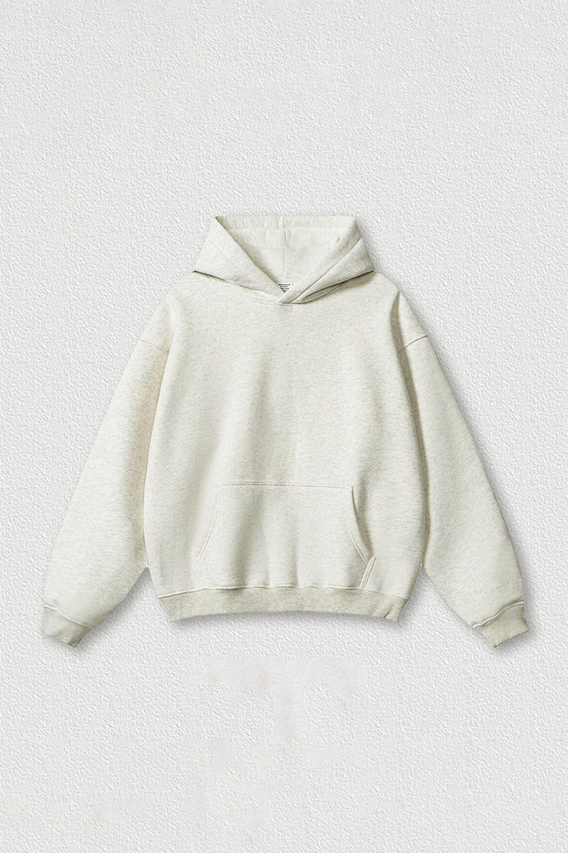 Loose-fitting plus-size thickened velvet hooded sweatshirt