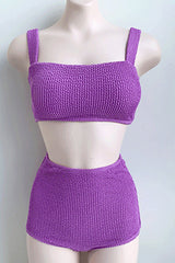 Women's Mint Textured Triangle Cup Bikini Set