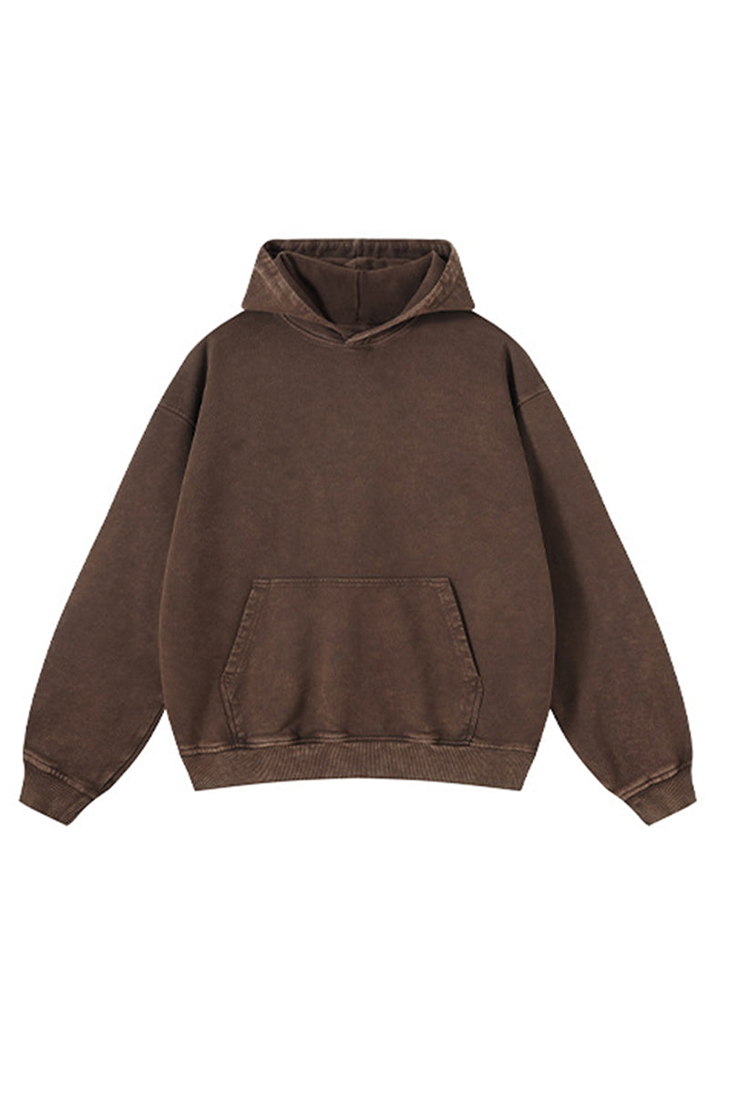 Men/Women Unisex Heavyweight 420G Wax-Dye Hoodie