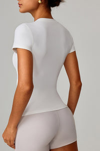 Women Spring Quick-Dry Yoga T-Shirt