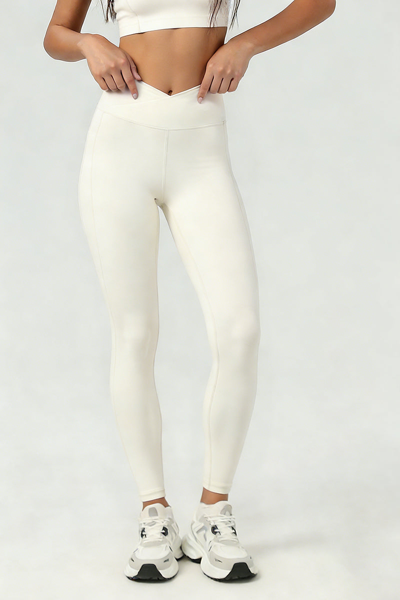 Women's Athletic Cross-waist  Slimming Yoga Leggings