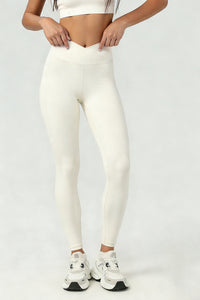 Women's Athletic Cross-waist  Slimming Yoga Leggings