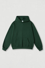 Solid color hoodie terry sweatshirt