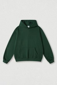 Solid color hoodie terry sweatshirt