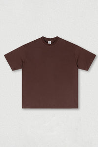 Solid color short sleeves