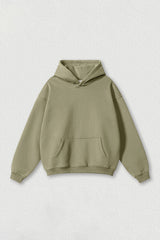 Loose-fitting plus-size thickened velvet hooded sweatshirt